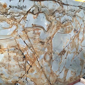 Превосходный выбор, ониксовая голубая мраморная плитка в римском стиле/Шарообразная натуральная плитка, ониксовый синий мрамор для гостиничного проекта - Product Image 3