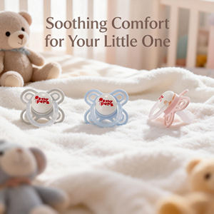 Protège-sucettes orthodontiques pour bébés, tétines souples en Tritan et silicone imprimées - Product Image 5