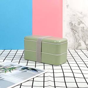 800ML Bento yemek kabı çift katmanlı plastik yemek kabı es 2-tier ofis için yemek kabı mikrodalga güvenli saklama kabı sıcak soğuk gıda - Product Image 6