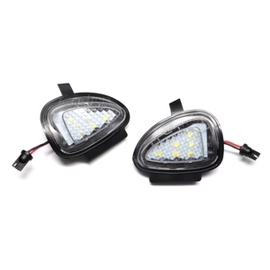 Lumières de flaque de miroir d'aile latérale de LED blanches pour VW Golf Mk6 Cabriolet GTI Touran lampe de sol sans erreur lumières de bienvenue nouveau - Product Image 3