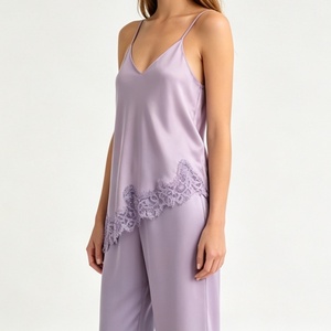 Vêtements de nuit sur mesure pour femmes, ensembles de <span class=keywords><strong>lingerie</strong></span> en dentelle, pyjamas de luxe pour femmes, vêtements de nuit d'été, tailles grandes - Product Image 2