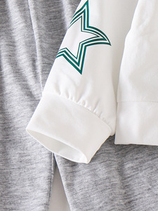 เสื้อเชิ้ตแขนยาวสีขาวลายตัวเลขสำหรับเด็กผู้หญิงฤดูใบไม้ผลิและฤดูใบไม้ร่วงใหม่พร้อมกางเกงสีเทาอ่อนสำหรับเด็กผู้หญิงอายุ 2-7 ปี - Product Image 5