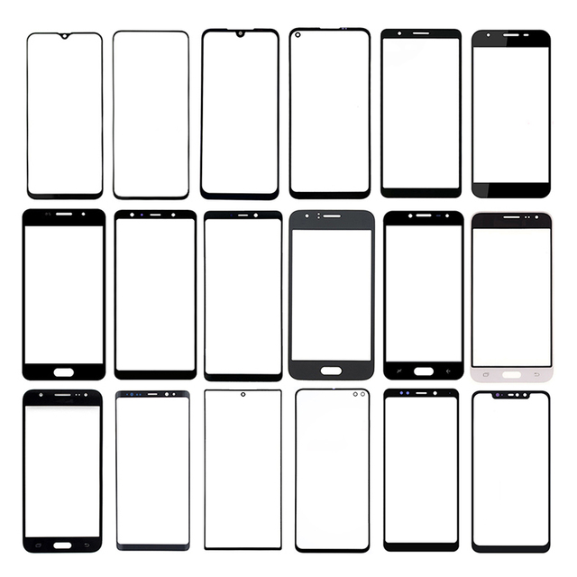 Factory Wholesale Mobile Phone Spare Parts LCD Front Outer Screen Glass OCA for Samsung for Infinix Tecno for Huawei for Xiaomi