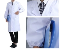 Blouse de Laboratoire Unisexe Blanche Résistante aux Acides pour Enfants, Uniforme Respirant de Médecin, Blouse de Laboratoire avec Logo Personnalisé, Ensemble de Tenues Médicales Respirantes pour Hommes et Femmes