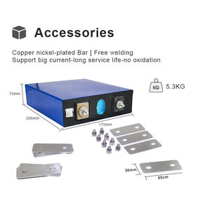 EV 3.2พร้อมบัสบาร์และสลักเกลียว272ah V 280ah Lifepo4 280ah เซลล์แบตเตอรี่ลิเธียมไอออนแบบแท่งปริซึมสำหรับระบบไฟฟ้าพลังงานแสงอาทิตย์ - Product Image 4