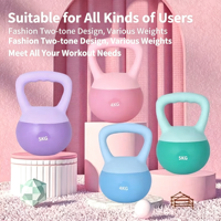 Kettlebell souple réglable pour la maison, en PVC, écologique, silencieux, sans rebond, pour le yoga, le Pilates, la remise en forme, vente en gros, OEM, personnalisé