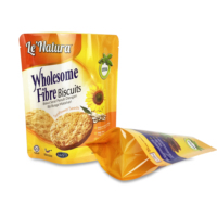 Pochette en Nylon pour biscuits au chocolat, haute qualité, personnalisée, pour emballage de snacks