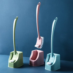 Brosse de toilette avec base, design ergonomique rectangulaire pour le nettoyage domestique - Product Image 1