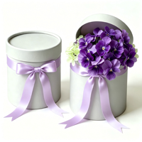 Boîte Cadeau Ronde Personnalisée en Carton Épais de Luxe pour Emballage Cadeau