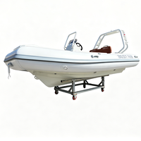 Bateau pneumatique personnalisé RIB 390 avec coque en aluminium, certifié CE, 13 pieds (3,9 m), robuste, pour les sports nautiques et les loisirs en famille