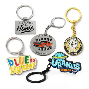 निर्माता कीरिंग 3 डी लोगो पत्र कुंजी श्रृंखला व्यक्तिगत हार्ड सॉफ्ट एनमेल कस्टम धातु कीचेन - Product Image 2