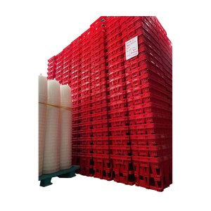 Nested chicken egg transport crate stackable egg transport crates plastic crate for egg transportation