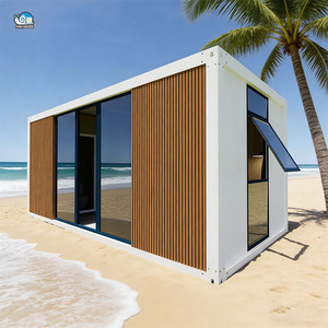 Conteneur modulaire préfabriqué de 20 pieds pour maison résidentielle, bureau, villa, ou maison-conteneur extérieure avec mur en verre - Product Image 2