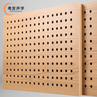 Panneaux acoustiques muraux et de plafond décoratifs modernes ignifuges, structure sandwich micro-perforée en MDF, étanches et insonorisants