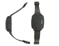 Gelang BLE iBeacon sensor detak jantung RF52, gelang pelacak kontak dengan tombol SOS, jam tangan beacon Bluetooth