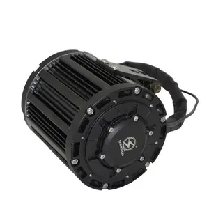 DC Motorcycles Motor 138 3KW 5KW 72V 100KPH Mid Drive Motor with Disc Brake