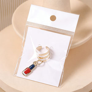 Anel de Metal para Trança com Pingente de Esmalte Macio, Estilo Feminino e Delicado, Acessório para Cabelo Dreadlock e Tranças, Decoração para Penteados Diários e de Festa, Presente - Product Image 6