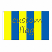 Bendera Ramah Lingkungan Cetak Digital Poliester Kustom 2x3ft 3x5ft 4x6ft Spanduk Iklan Acara Olahraga Luar Ruangan