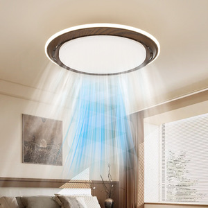 Ventilateur de plafond LED moderne de 54 pouces avec télécommande en verre AC ABS à 5 pales Design nordique simple avec moteur AC à technologie BLDC - Product Image 3