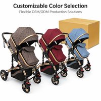 Poussette bébé légère pliable avec capote réglable