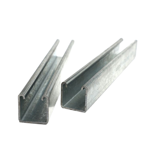 Profilés en C perforés à froid en acier laminé à froid 41*21mm 41*41mm pour la construction de maisons avec service de découpe - Product Image 1