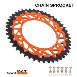 Pignon en alliage d'aluminium pour motos tout-terrain, adapté aux modèles SXF, MXC, <span class=keywords><strong>EXC</strong></span>, EXC125, EXC200, EXC250, EXC450 et EXC500 - Product Image 4
