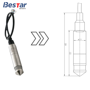 مستشعر مستوى الماء الهيدروستاتيكي بيستار 4~20 مللي أمبير 0-200 متر IP68 مضاد للانسداد بدقة 0.5% من النطاق الكامل مع ناقل مستوى السوائل الحجري المسامي - Product Image 3