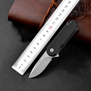 Coltello Multifunzionale in Acciaio Inox, Mini Coltello Tattico per Caccia, Campeggio ed Escursionismo con Manico in G10 - Product Image 1