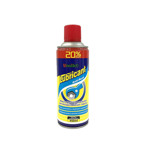 น้ำมันหล่อลื่นอเนกประสงค์ OEM W D-40 สีม่วง ขนาด 450 มล. บรรจุกระป๋องอะลูมิเนียม ยี่ห้อ <span class=keywords><strong>Umiko</strong></span> ป้องกันสนิม ทำความสะอาดอุปกรณ์ - Product Image 1