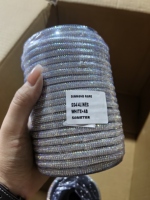 Accessoire pour tige de sandale : 4 rangées de lanières pour empeignes de chaussures en strass