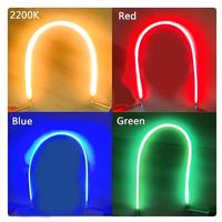 Ampoule LED flexible à filament DC 3V 38/60/80/185/300mm, pièce de lampe à LED COB 2200K, 1 pièce, Diode décorative DIY à incandescence