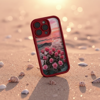 Funda de Silicona Personalizada para Teléfono con Soporte Magnético para iPhone 15 16 Pro Max, Nuevo Producto 2024 para Mujer