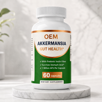 Capsules Probiotiques Akkermansia OEM/ODM : Soutien du Microbiome pour la Santé Digestive des Adultes, la Fonction Immunitaire et la Santé de la Paroi Intestinale