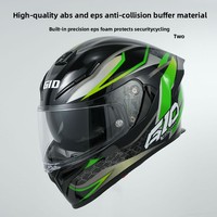Casque de moto Coque en ABS Certification 3C Sécurité Toutes saisons Intégral pour hommes et femmes
