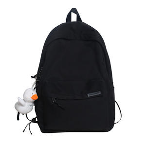 Mochila para hombre, sencilla, de gran capacidad, de colores sólidos, para viajes, ocio, escuela secundaria, universidad, mochila para niño - Product Image 6