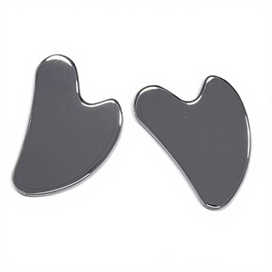 High Quality 304 Stainless Steel Facial Massage Gua Sha Stone Mirror <b>Polish</b> Finish for <b>Face</b> Care - Product Image 1