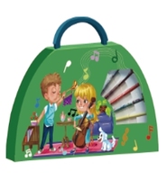 Kostenlose Designs, professionelle Zeichensets, ungiftiger Kunststoffkoffer, Geschenkbox für Kinder, Schreibwaren, Mal- und Zeichenset