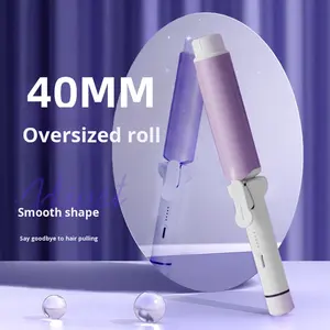 Nouveau <span class=keywords><strong>fer</strong></span> à <span class=keywords><strong>friser</strong></span> à cheveux secs en céramique de 40 mm avec <span class=keywords><strong>boucle</strong></span> intérieure, design moelleux, 5 températures réglables pour une utilisation facile - Product Image 2