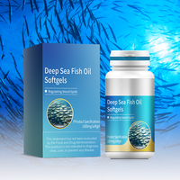 Capsule de gelée molle d'huile de poisson naturelle avec antioxydant vitamine E pour le soutien de la santé lipidique des adultes