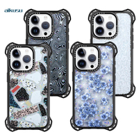 Étui de téléphone de luxe personnalisé, résistant aux chocs, protection complète, impression de logo personnalisée, pour iPhone 15 14 13 Pro Max, avec sangle