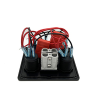 Panneau de commutation 4 voies pour camion bateau marin avec prise accessoire 50A et double chargeur USB