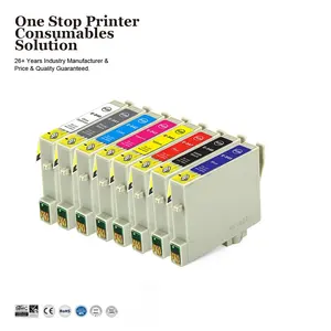 Inkt-Power T0540 T0541 T052 T0543 T0544 T0547 T0548 Premium Compatibel Kleur Inkjet Cartridge Voor Epson Stylus Photo r800