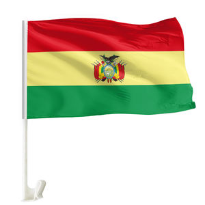 Banderas de ventana de coche personalizadas de todos los países a la venta a precios bajos Banderas de coche de Chile de alta calidad 30*45cm personalizadas - Product Image 3