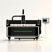 Machine de découpe laser à fibre 1500*3000mm pour couper l'acier au carbone, l'acier inoxydable, la tôle galvanisée, la plaque électrolytique, refroidissement par eau S&A