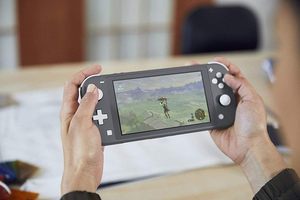 <b>Switch</b> <b>Lite</b> for <b>Switch</b> <b>Lite</b> Gray Touch Screen With 1280x720 Resolution and 3570mAh Battery Gray Handheld Game Player - Product Image 5