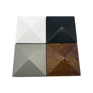 <span class=keywords><strong>Celia</strong></span>-valla de jardín de 63,5 MM, tapa de poste de aluminio para poste cuadrado de 2,5 pulgadas - Product Image 4