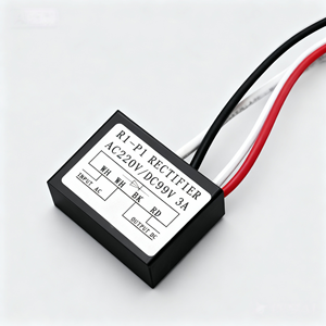 R1-P1 SNXRON 200VAC a 90VDC/99VDC 3A <span class=keywords><strong>Rectificador</strong></span> <span class=keywords><strong>de</strong></span> Diodos <span class=keywords><strong>de</strong></span> Potencia <span class=keywords><strong>de</strong></span> <span class=keywords><strong>Media</strong></span> <span class=keywords><strong>Onda</strong></span> para Freno <span class=keywords><strong>de</strong></span> Motor - Módulo Industrial <span class=keywords><strong>de</strong></span> 4 Hilos con Encapsulado Plástico - Product Image 4