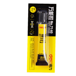 Deli 7140 <b>Super</b> <b>Glue</b> 7ml Cyanoacrylate Adhesive <b>For</b> Leather Wood Metal <b>Glass</b> Ceramic Office Use - Product Image 4