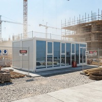 Maison mobile en conteneur maritime détachable de 20 pieds/40 pieds, fabriquée en panneaux sandwich pour une utilisation en extérieur, pour villas, magasins, hôpitaux