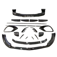 TAKD Style fibre de carbone sèche lèvre avant diffuseur arrière jupe latérale miroir canards évent pour Mercedes Benz W118 CLA45 AMG 2020-2023